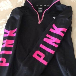 Form fitting a partial zip athletic top